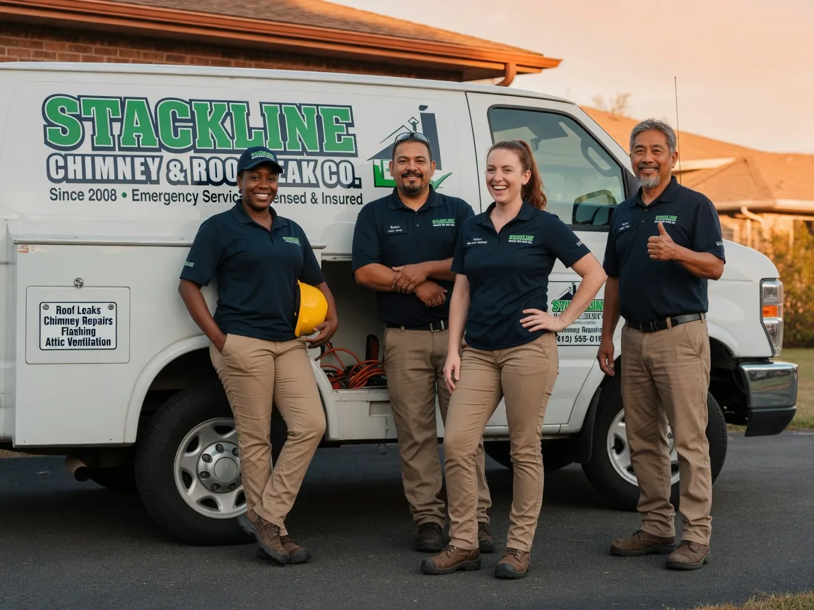 Chimney flashing repair company in Dandridge, TN